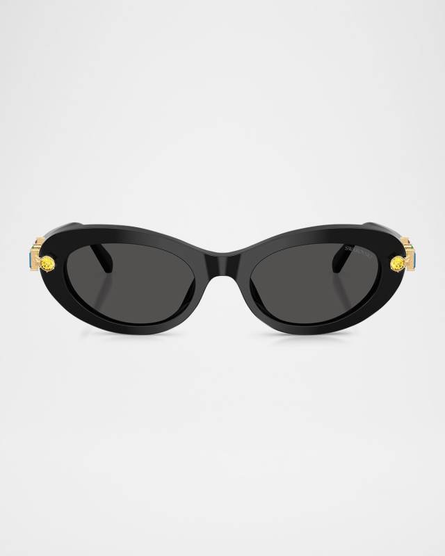 Swarovski SK6042 Oval Sunglasses